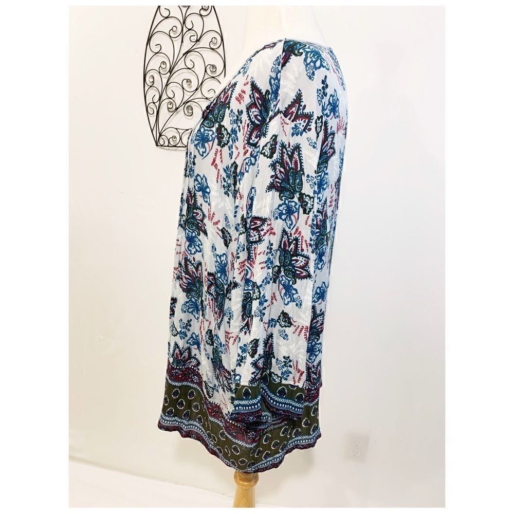 NWOT Great Northwest Indigo Blouse (XL) - Picture 4 of 12